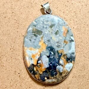 Elegant XXL Magliano Jasper Pendant Necklace